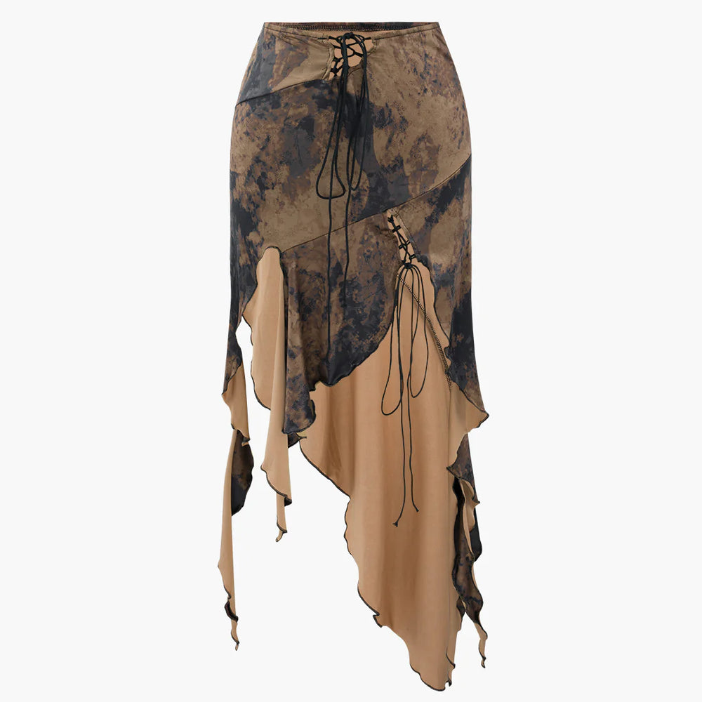 Mystic Cascade Asymmetrical Skirt