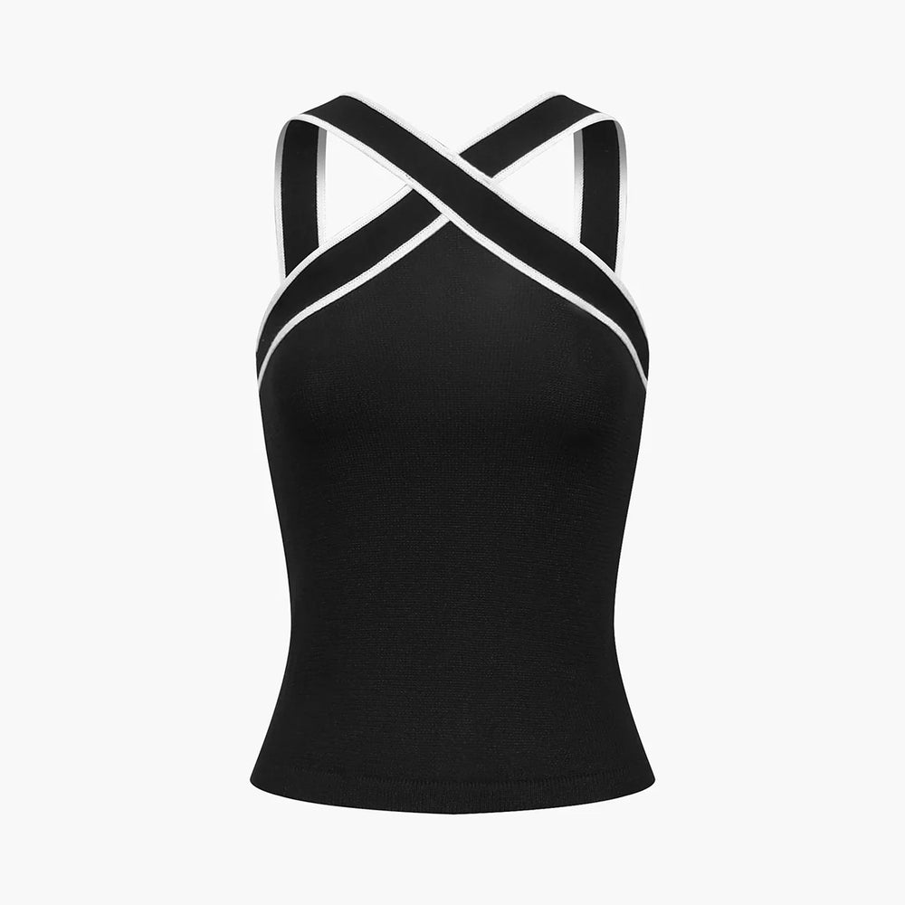 Chic Cross-Strap Tank Top