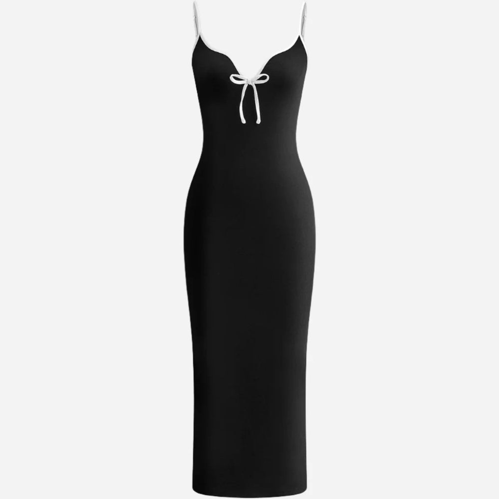 Noir Grace Slip Dress