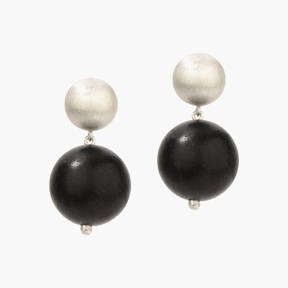 Two Tone Drop Earrings