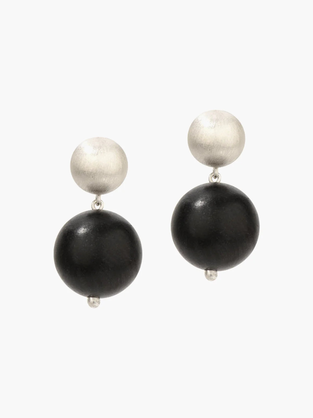 Two Tone Drop Earrings